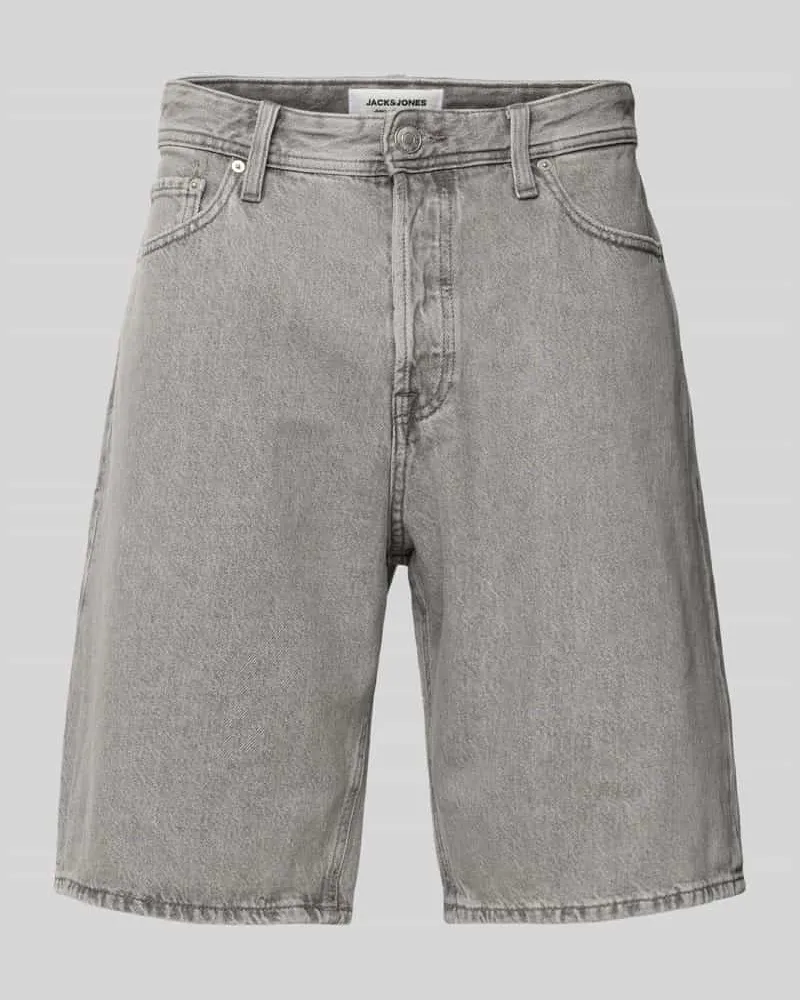 Jack & Jones Baggy Fit Jeansshorts im 5-Pocket-Design Modell 'ALEX 