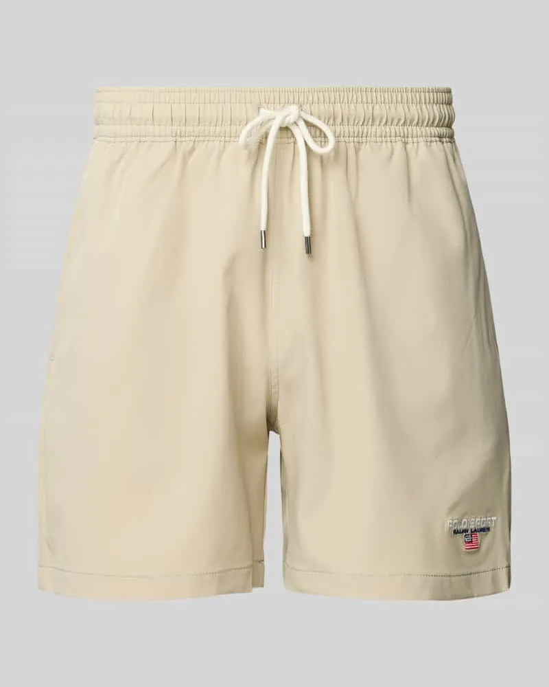 Ralph Lauren Badehose mit Label-Stitching 