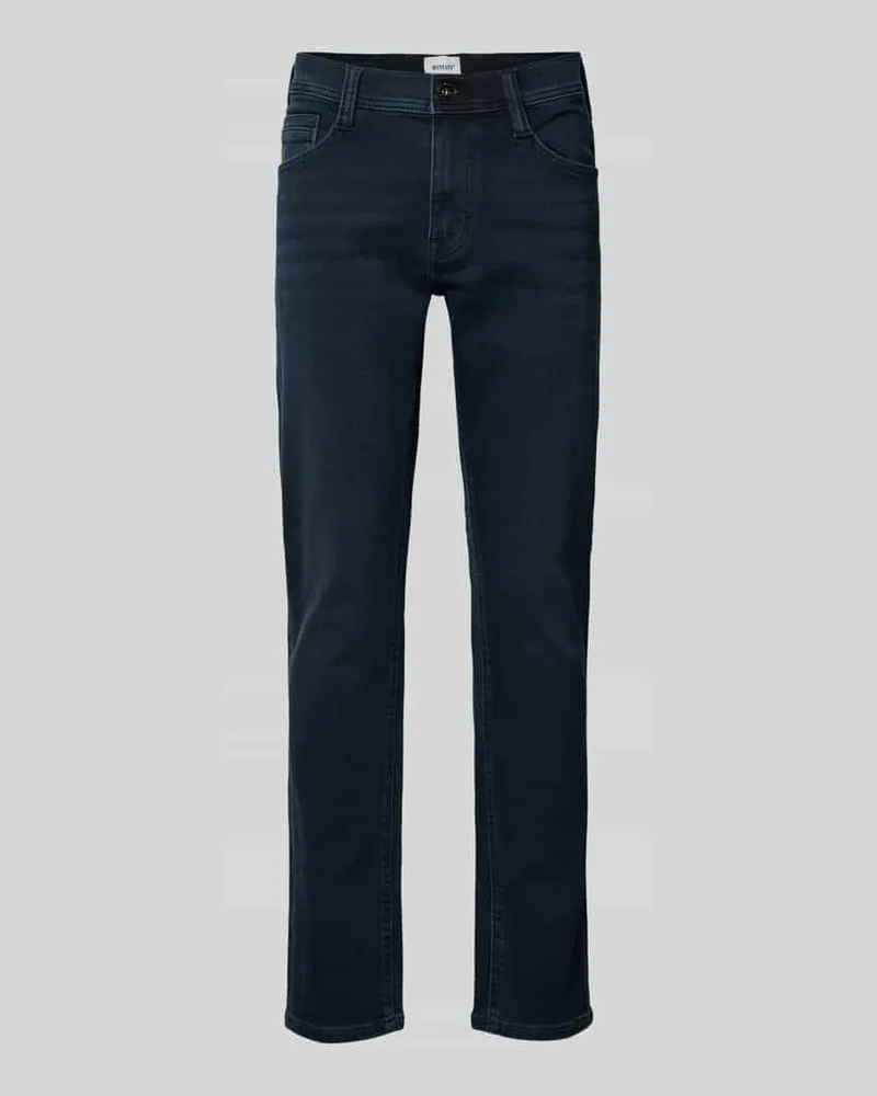Mustang Slim Fit Jeans mit Label-Patch Modell 'OREGON 