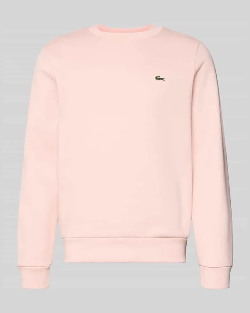 Lacoste Classic Fit Sweatshirt aus Baumwoll-Mix Rosa