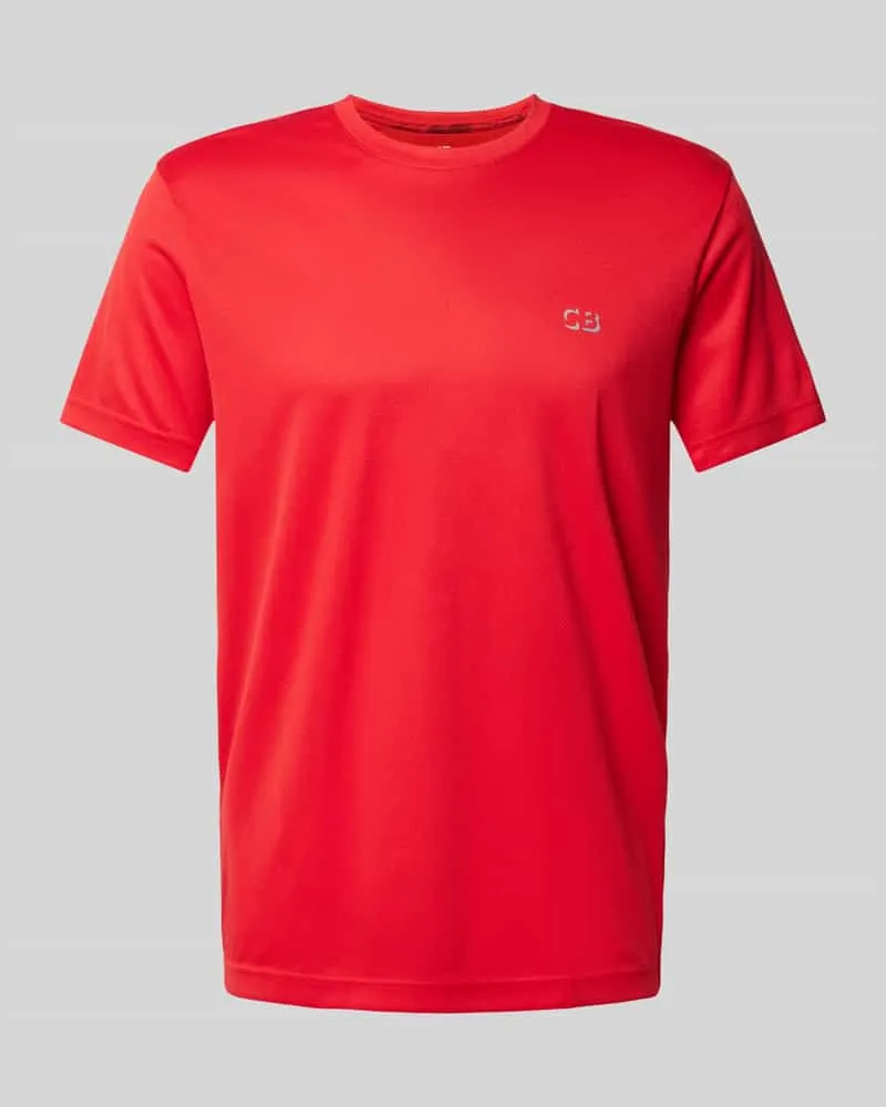 Christian Berg T-Shirt mit Rundhalsausschnitt Rot