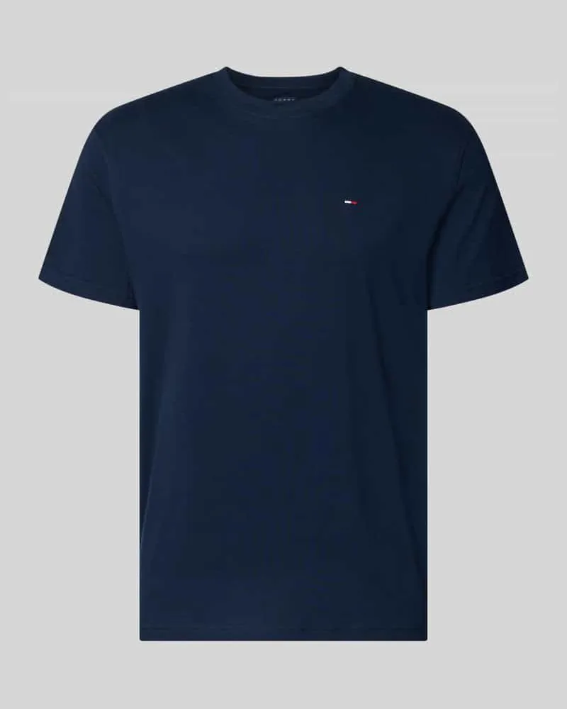 Tommy Hilfiger Regular Fit T-Shirt aus reiner Baumwolle Marine