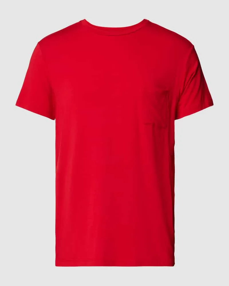 Jockey T-Shirt mit Brusttasche Rot