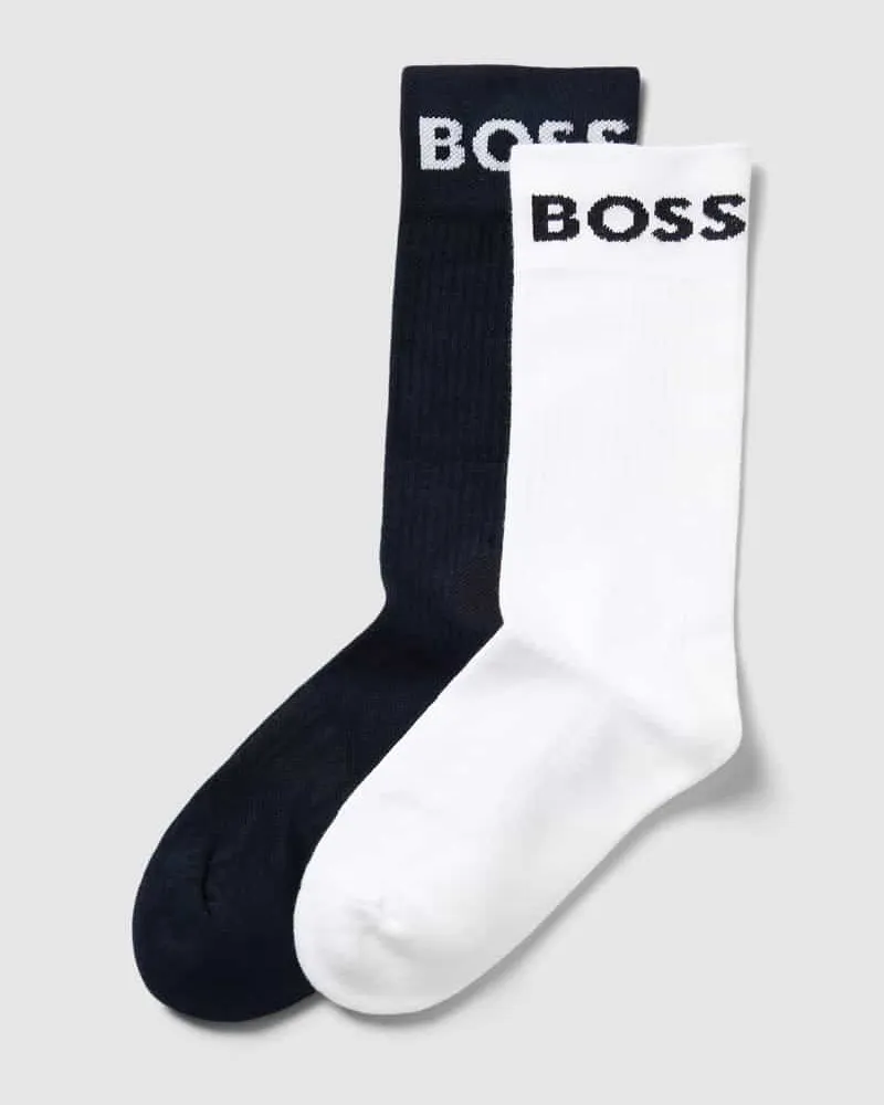 HUGO BOSS Socken mit Label-Print im 2er-Pack 