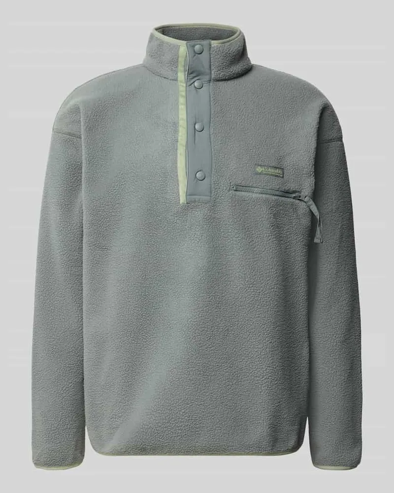 Columbia Sportswear Company Fleecepullover mit Label-Patch Modell 'Helvetia™ II Oliv