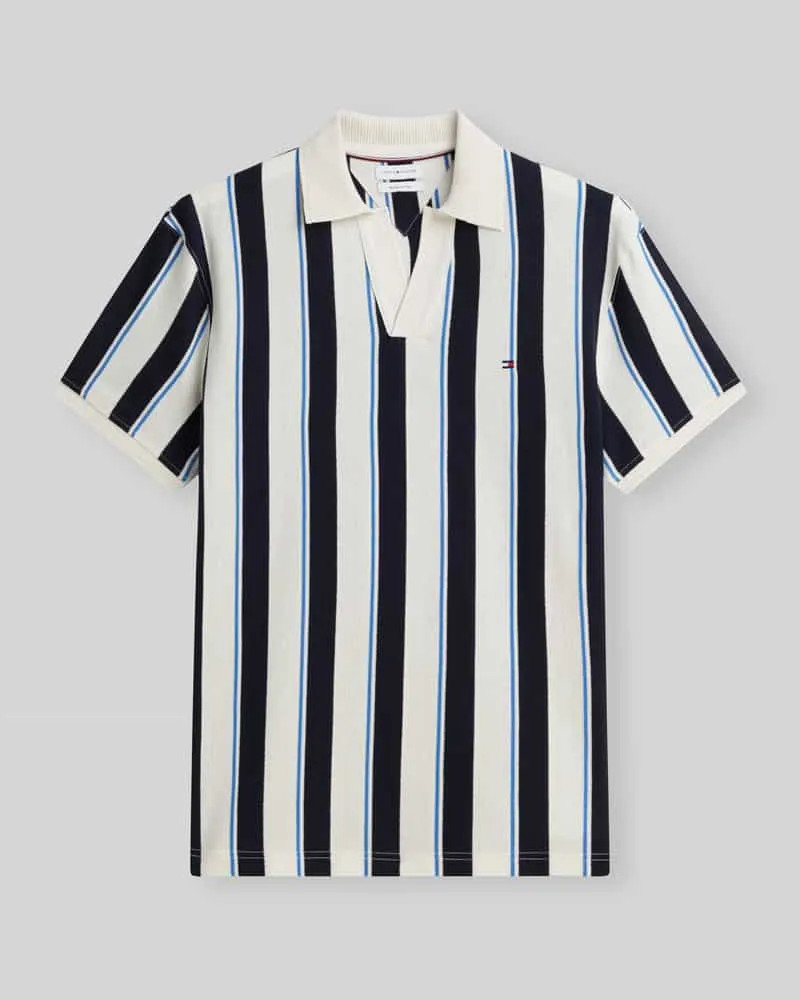 Tommy Hilfiger Relaxed Fit Poloshirt aus reiner Baumwolle Blau