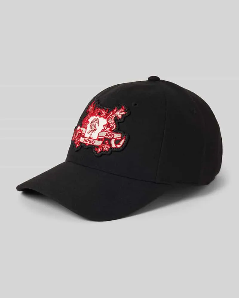 HUGO BOSS Basecap mit Label-Detail 