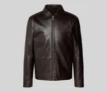Regular Fit Lederjacke aus echtem Lammnappa Modell 'KELLAN