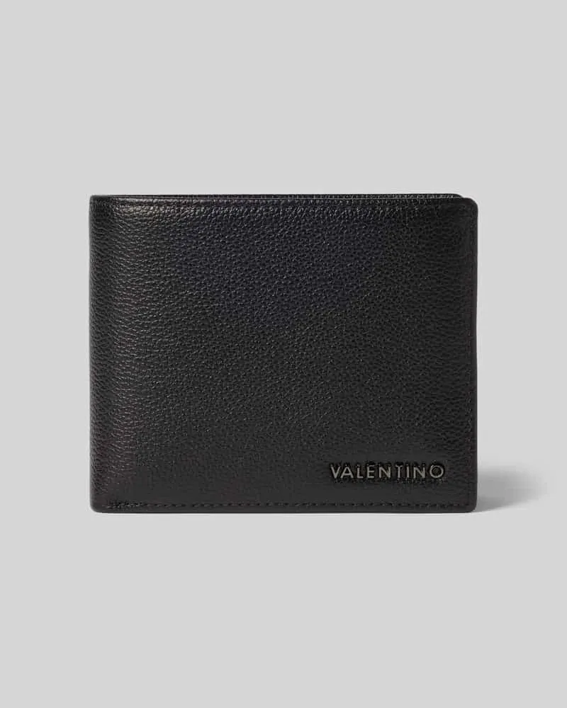 null Portemonnaie mit Label-Detail Black