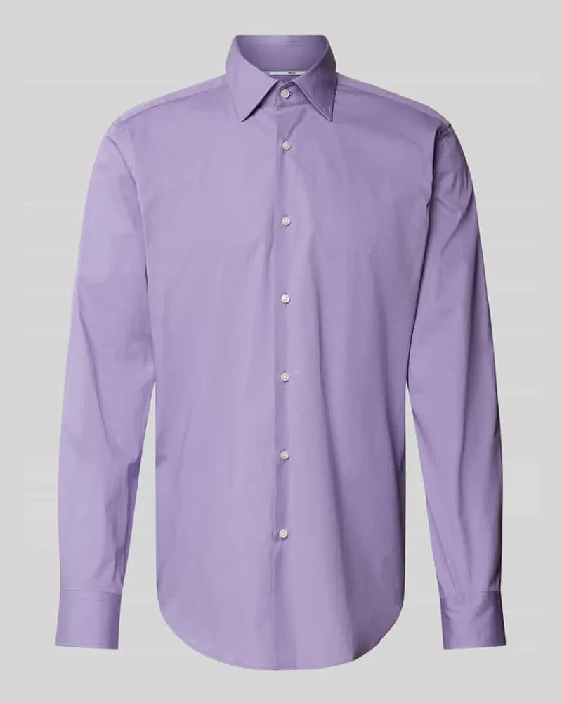 HUGO BOSS Regular Fit Business-Hemd mit Kentkragen 