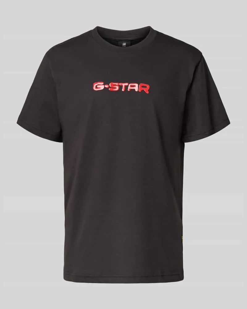 G-STAR RAW T-Shirt mit Label-Print 
