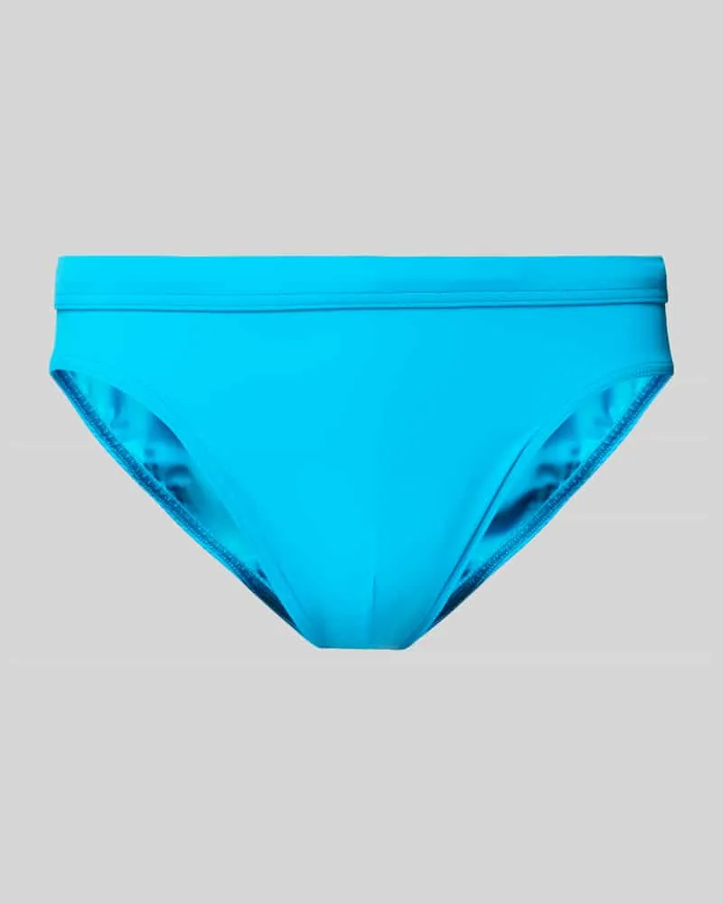 HOM Badehose mit Label-Patch Modell 'SEA LIFE 