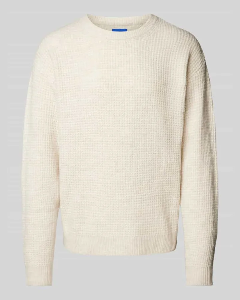 Jack & Jones Strickpullover mit Strukturmuster Modell 'OLLIE 