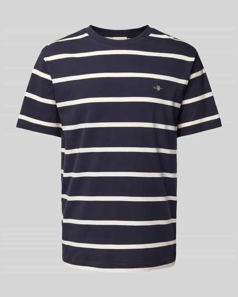 Gant T-Shirt mit Label-Stitching 