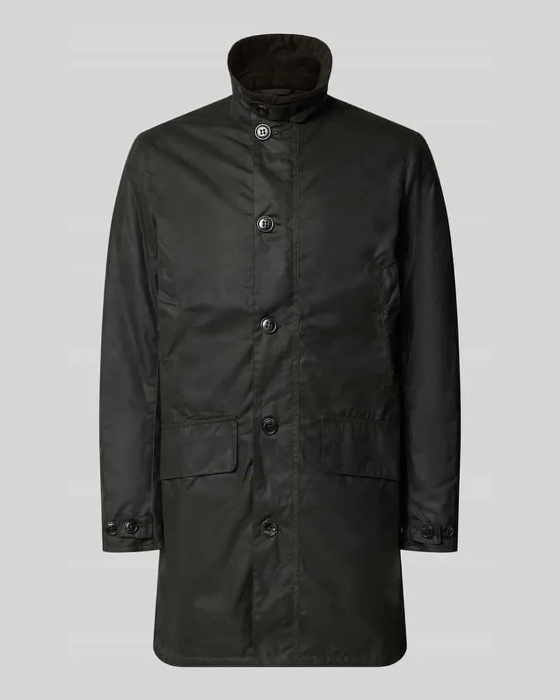 Barbour Funktionsmantel mit gewachster Oberfläche Oliv