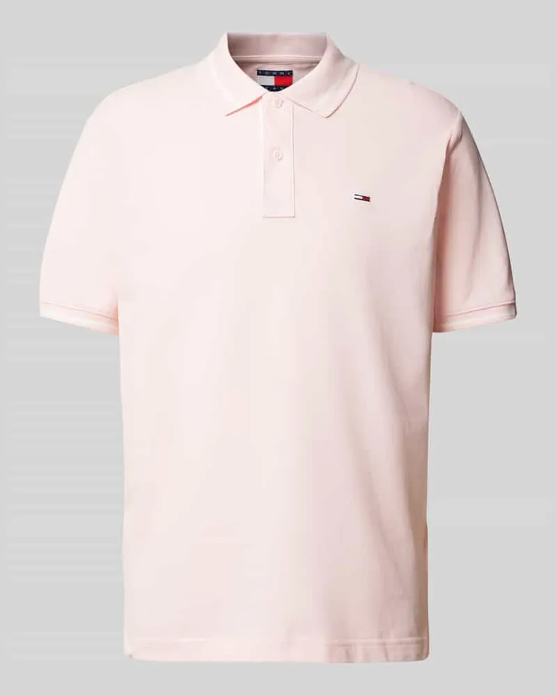Tommy Hilfiger Regular Fit Poloshirt mit Logo-Stitching 