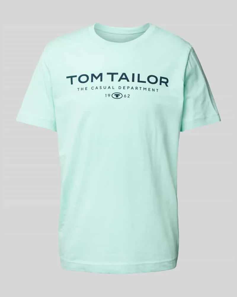 Tom Tailor Regular Fit T-Shirt aus reiner Baumwolle 
