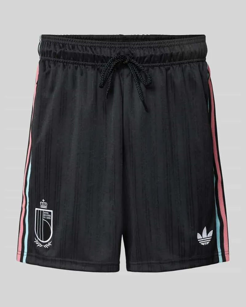 adidas Regular Fit Sweatpants mit Label-Detail Modell 'Belgien 26 Black