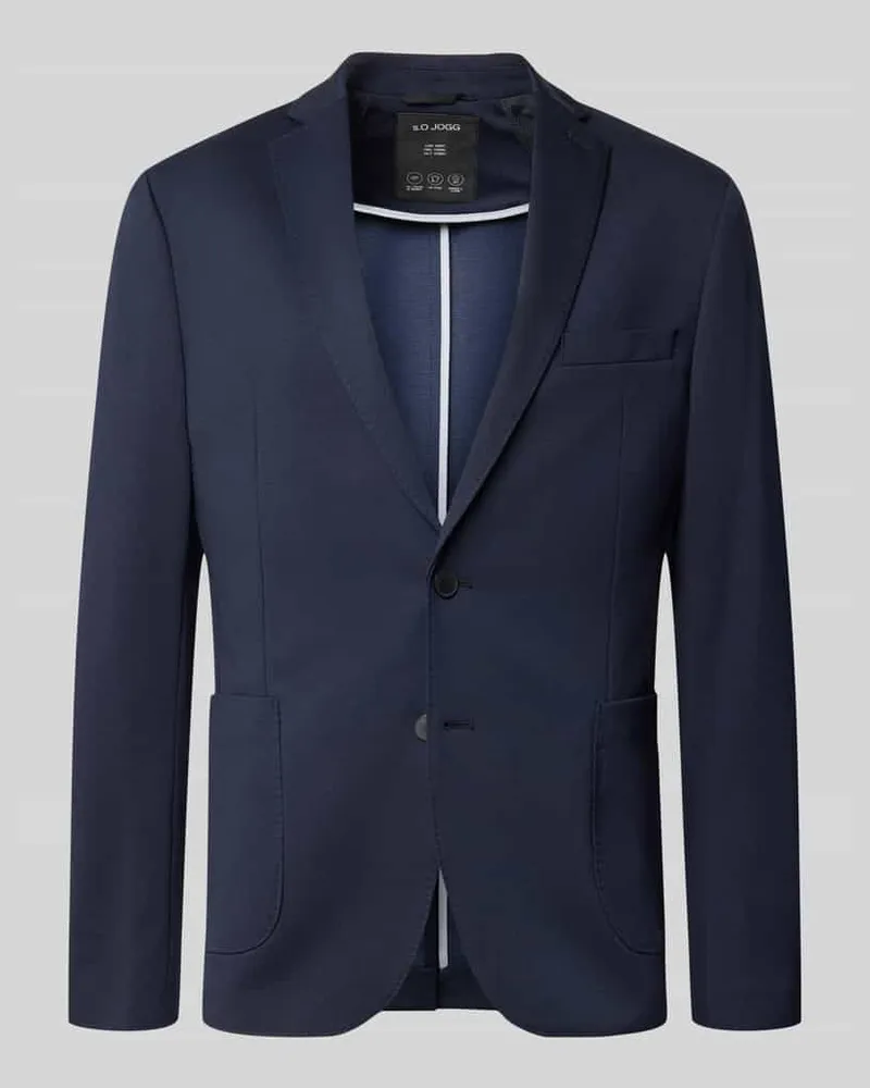 S.Oliver 2-Knopf-Sakko mit Viskose-Anteil Marine