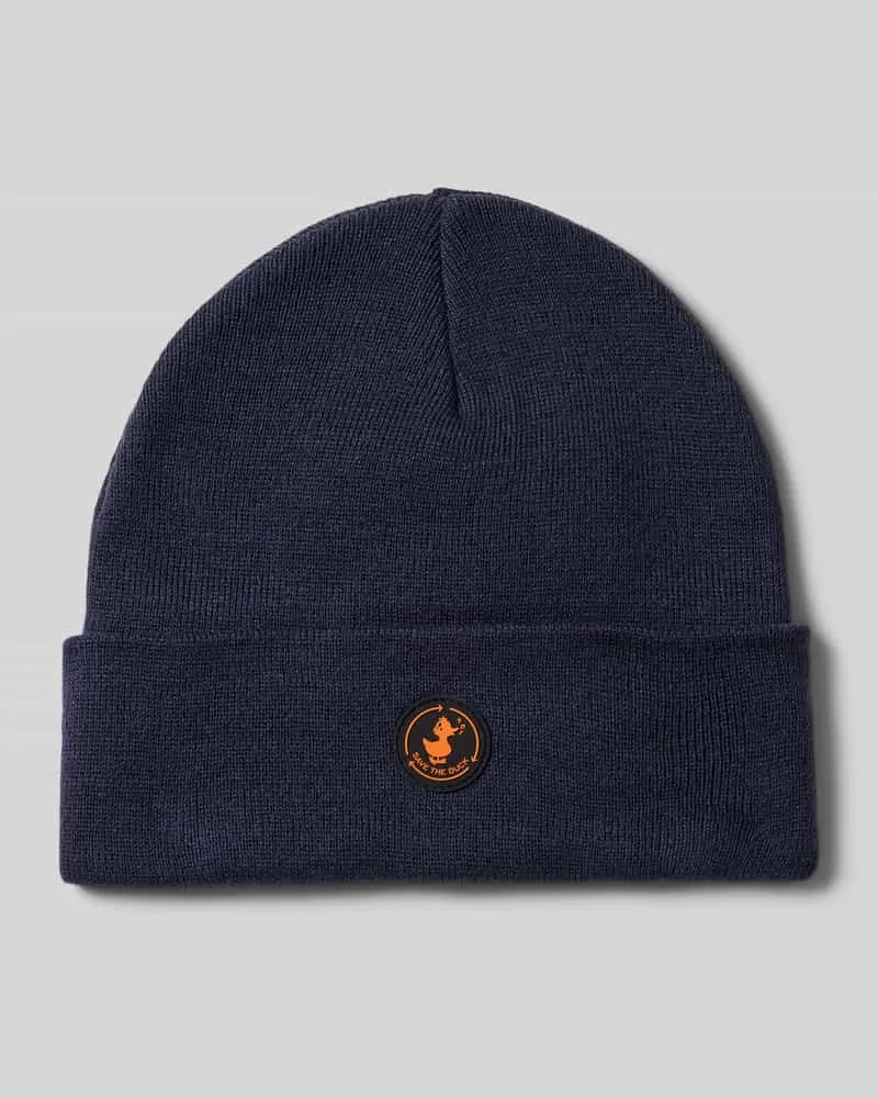 Save The Duck Beanie mit Label-Patch Modell 'LOU 