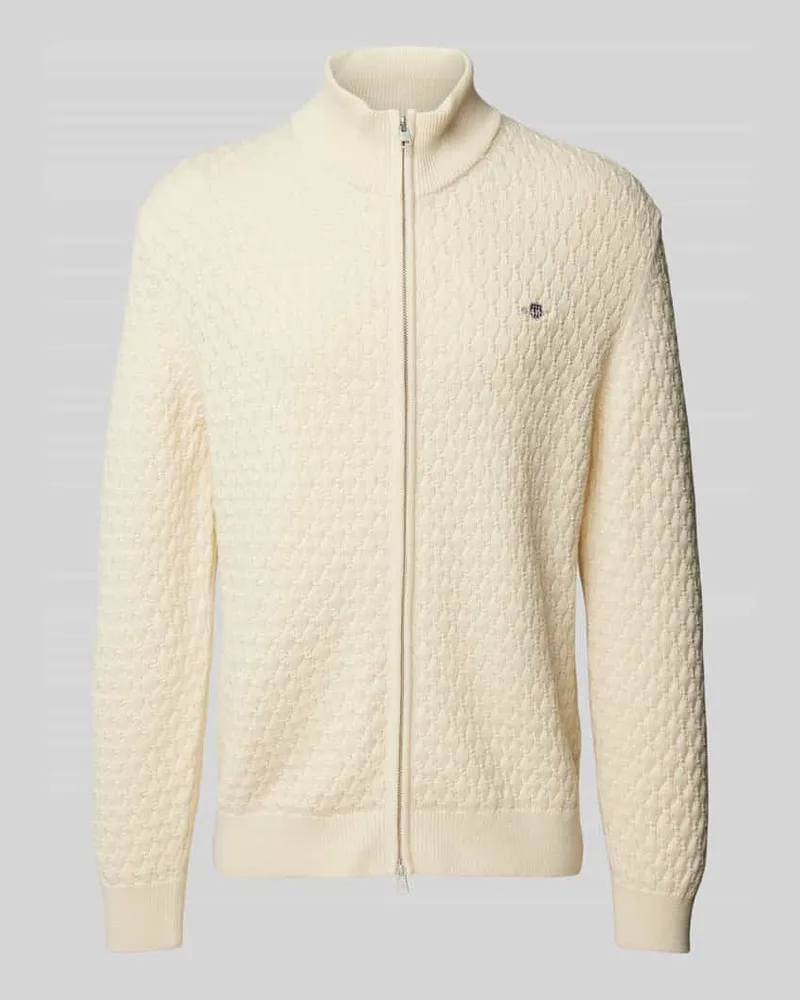 Gant Strickjacke mit Reißverschluss 