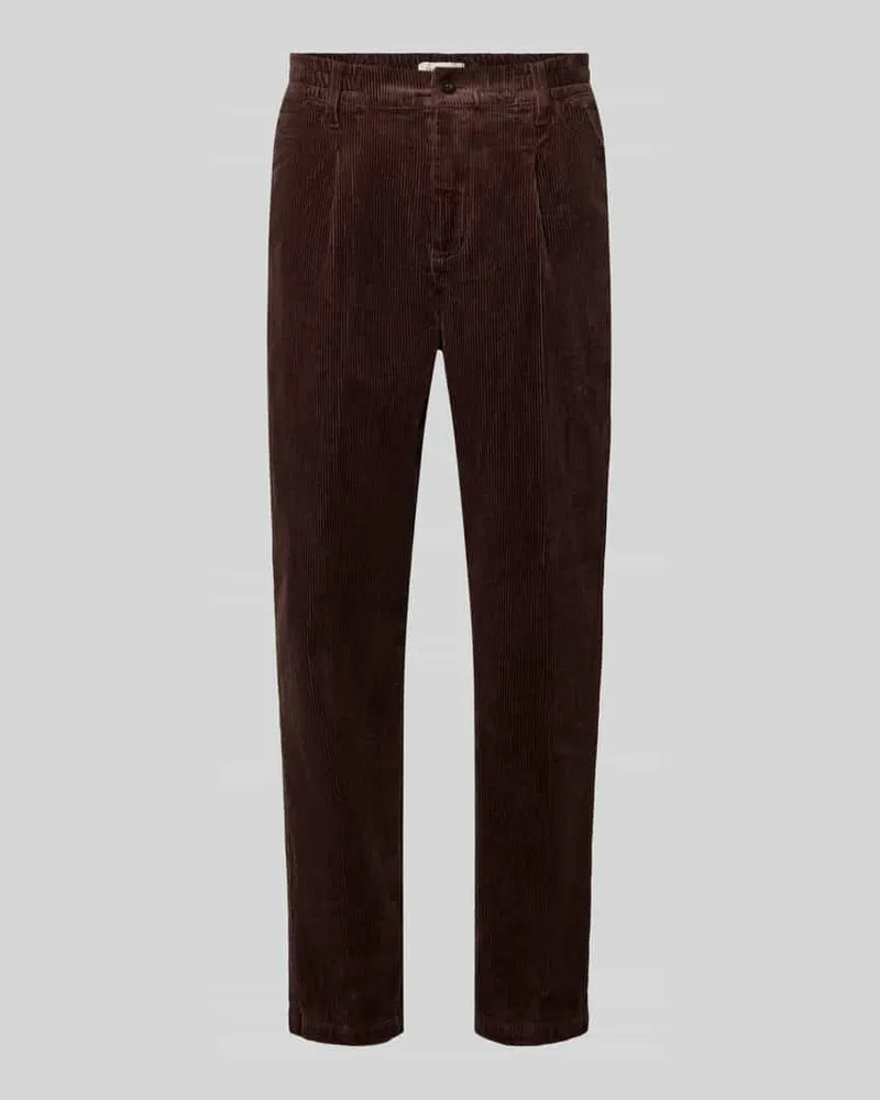 Casual Friday Cordhose mit elastischem Bund Modell 'MARC Schoko