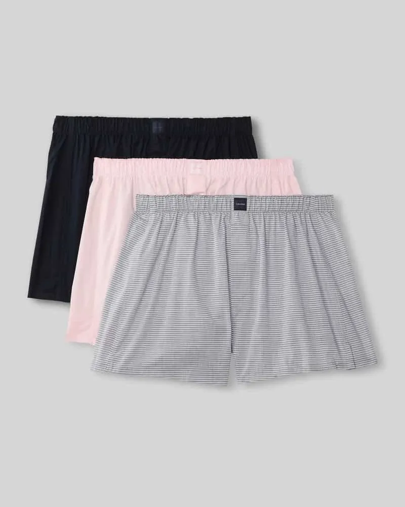 Calvin Klein Boxershorts im 3-er-Pack aus Baumwolle Black