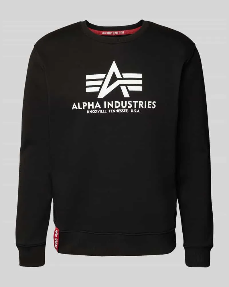 Alpha Industries BASIC SWEATER' mit Logo-Print 