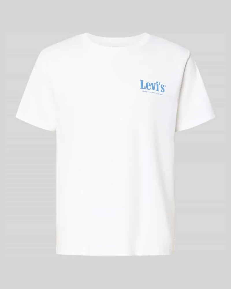 Levi's Relaxed Fit T-Shirt aus reiner Baumwolle Weiss