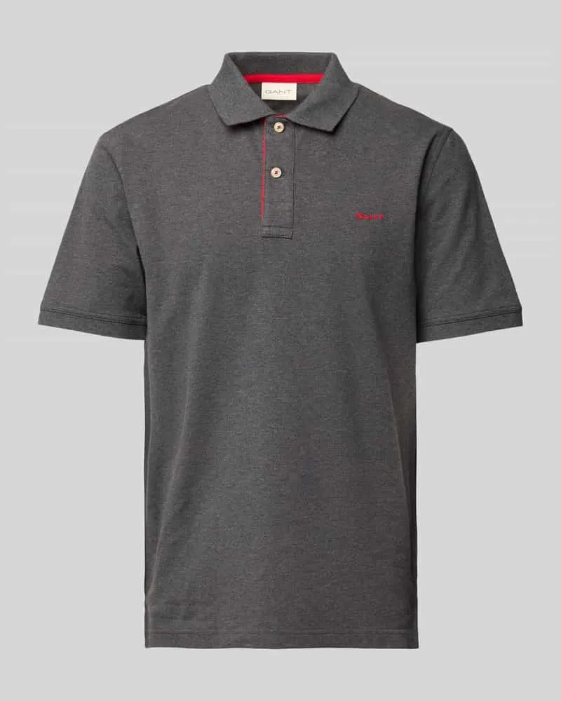 Gant Regular Fit Poloshirt mit Label-Stitching 