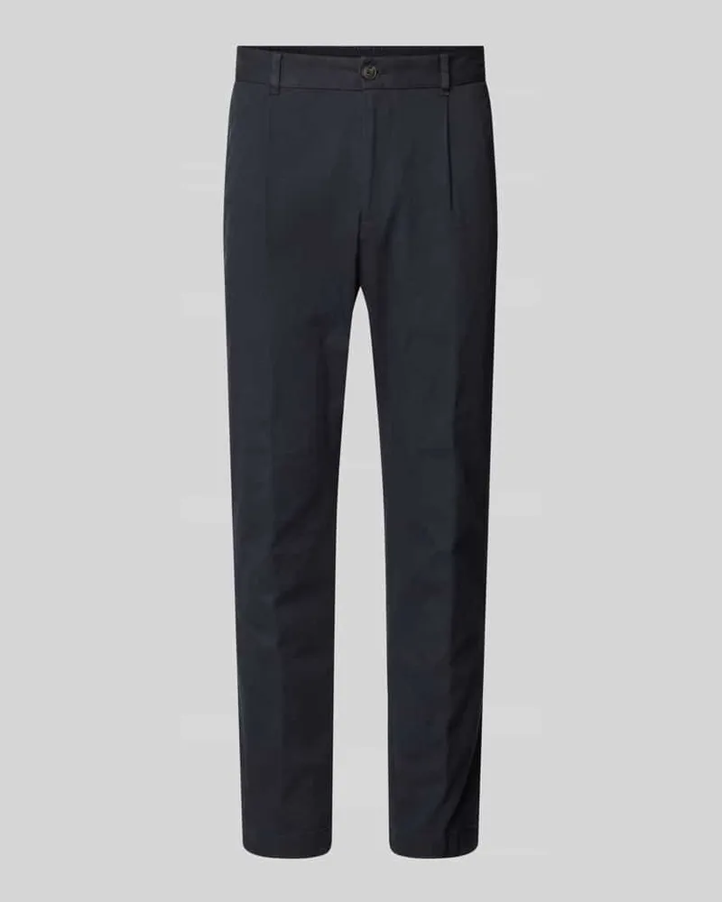 JOOP! Loose Fit Bundfaltenhose mit elastischem Bund Modell 'Lester 
