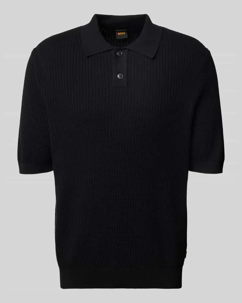 HUGO BOSS Relaxed Fit Poloshirt aus Baumwoll-Kapok-Mix 