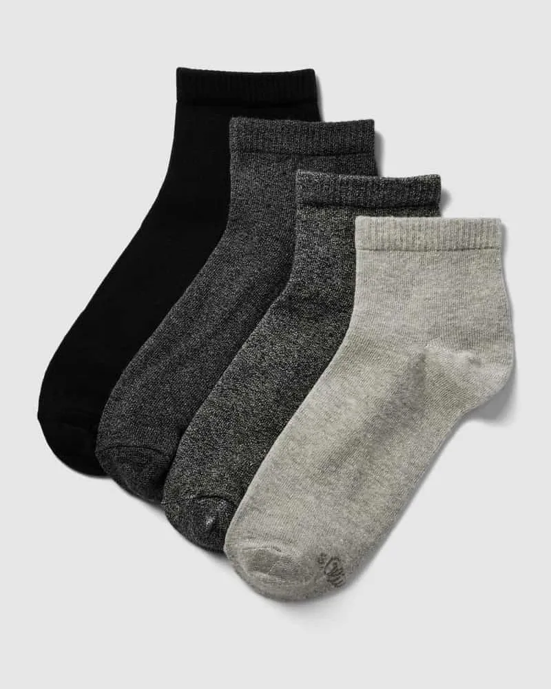 S.Oliver Socken mit Label-Detail im 4er-Pack Modell 'Quarter 