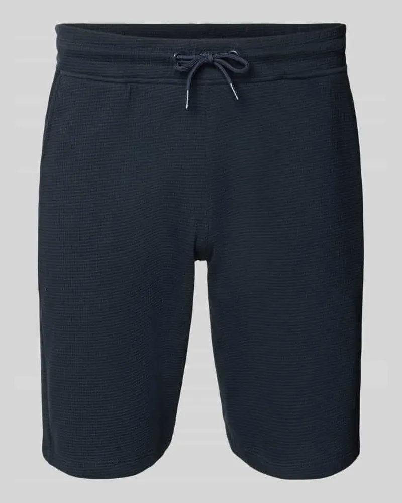 Blend Straight Fit Shorts mit Logo-Stitching Modell 'Fillip Marine