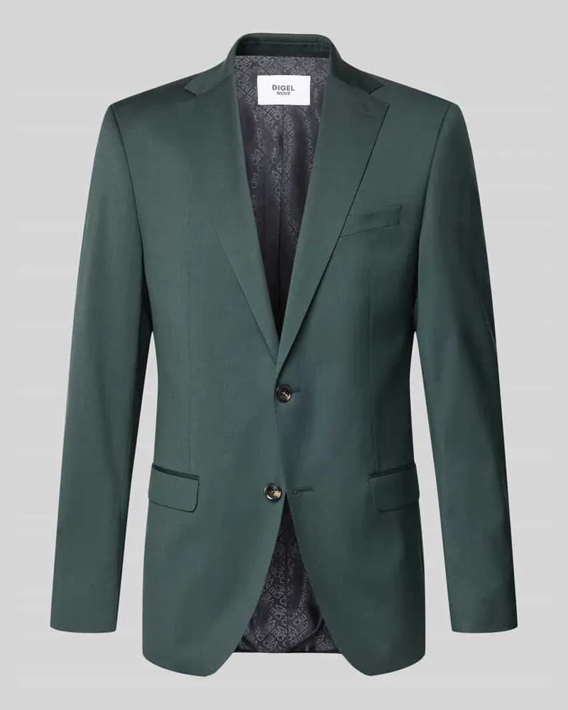 Digel Slim Fit 2-Knopf-Sakko mit Pattentaschen Modell 'Move Alesso Gruen