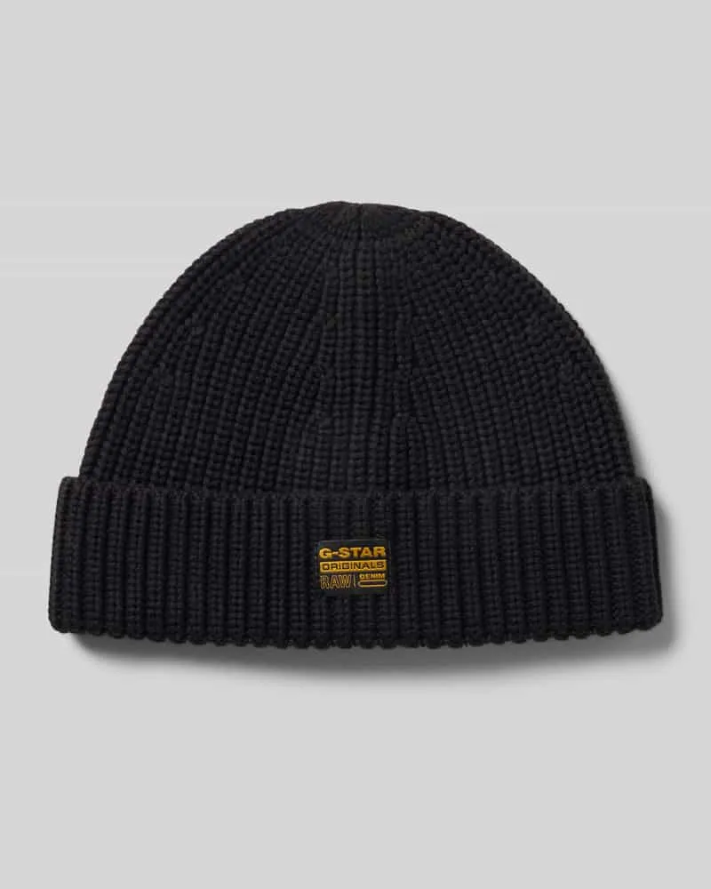 G-STAR RAW Mütze aus Viskose-Mix Modell 'Fisherman Black