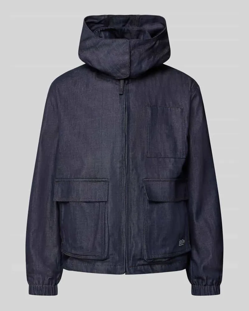 Marc O'Polo Regular Fit Jeansjacke aus Baumwoll-Mix Jeansblau