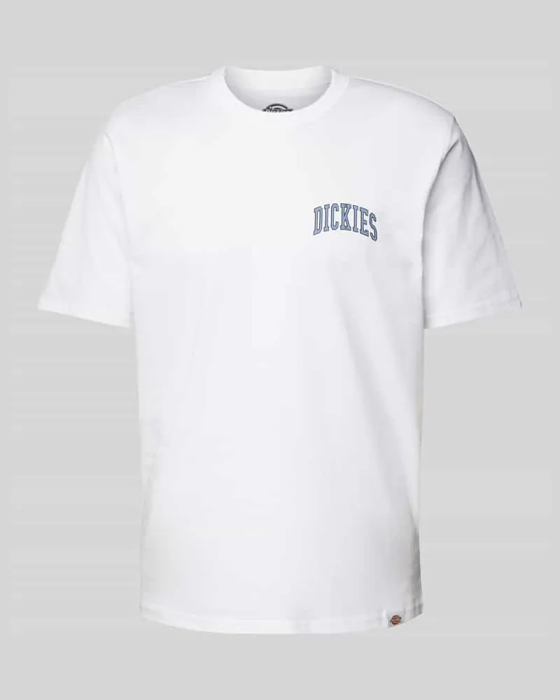 Dickies T-Shirt mit Label-Print Modell 'AITKIN Weiss