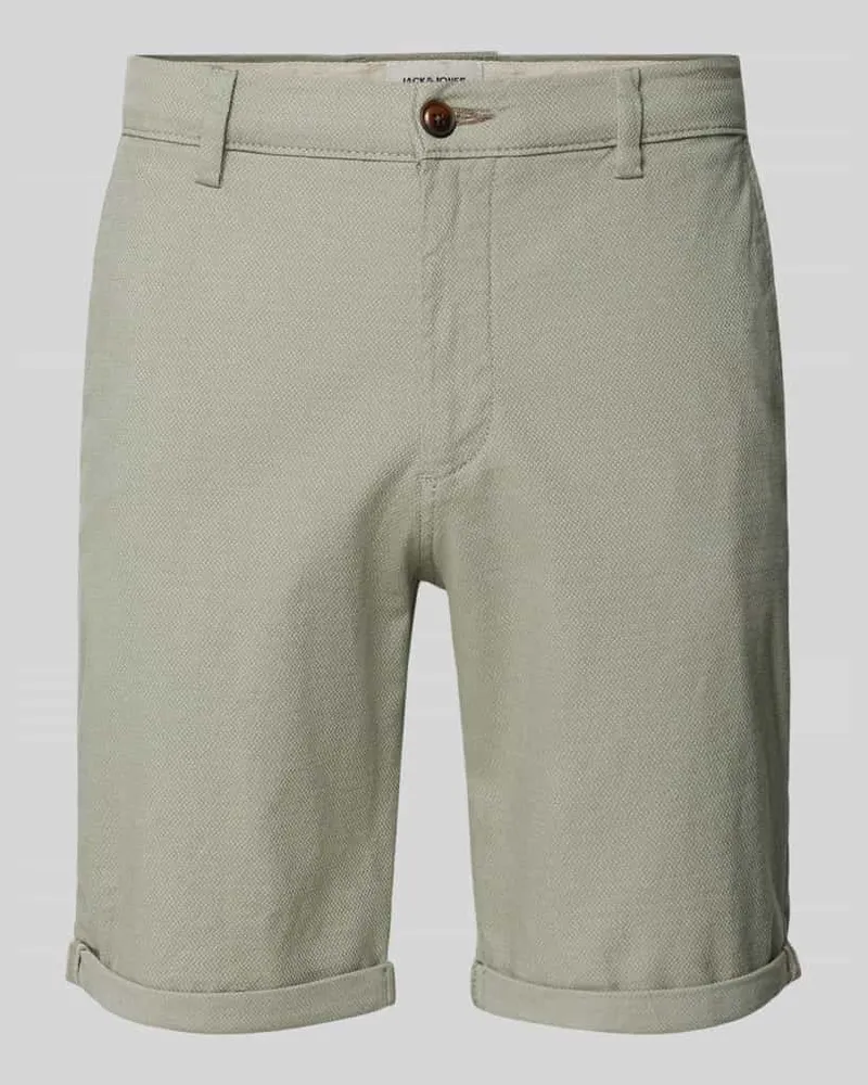 Jack & Jones Regular Fit Bermudas mit Strukturmuster Modell 'FURY 