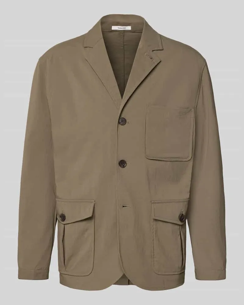 Selected Homme Regular Fit Anzugsakko mit Reverskragen Modell 'HALLS HYBRID Oliv