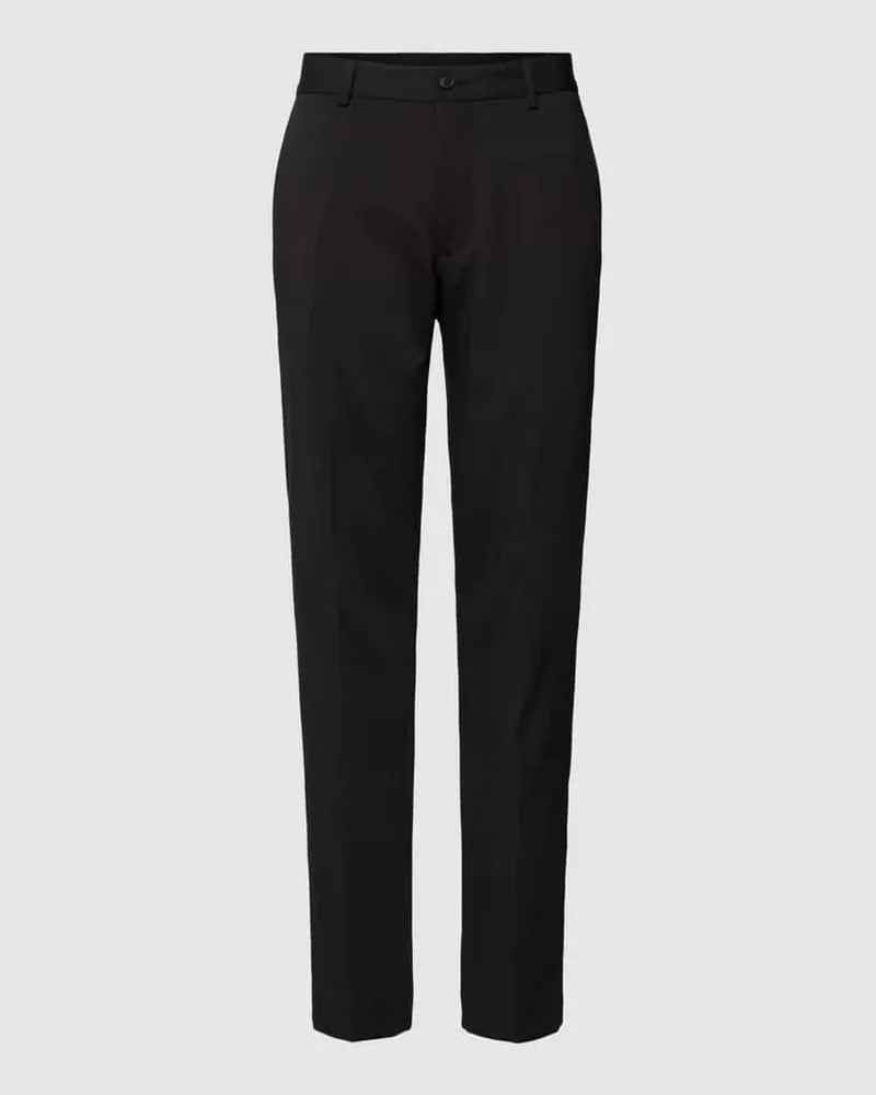 S.Oliver Stoffhose mit Bügelfalten Modell 'pure Black