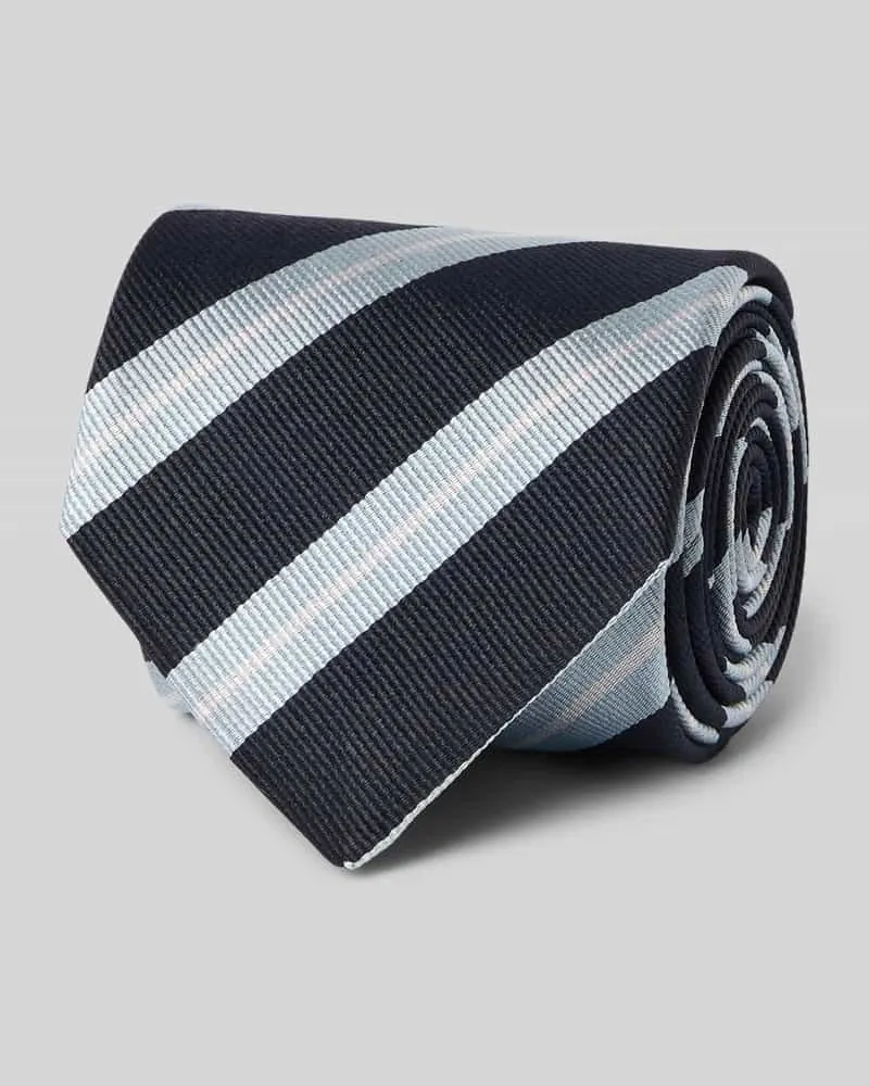 HUGO BOSS Krawatte aus Seiden-Mix Modell 'H-Tie 7,5 CM-262 Bleu