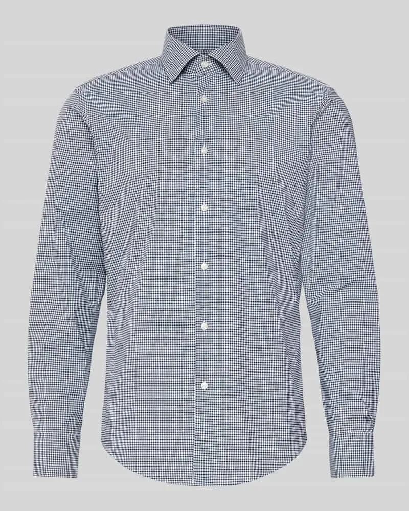 HUGO BOSS Regular Fit Businesshemd mit Kombimanschette Modell 'P-JOE-K Black