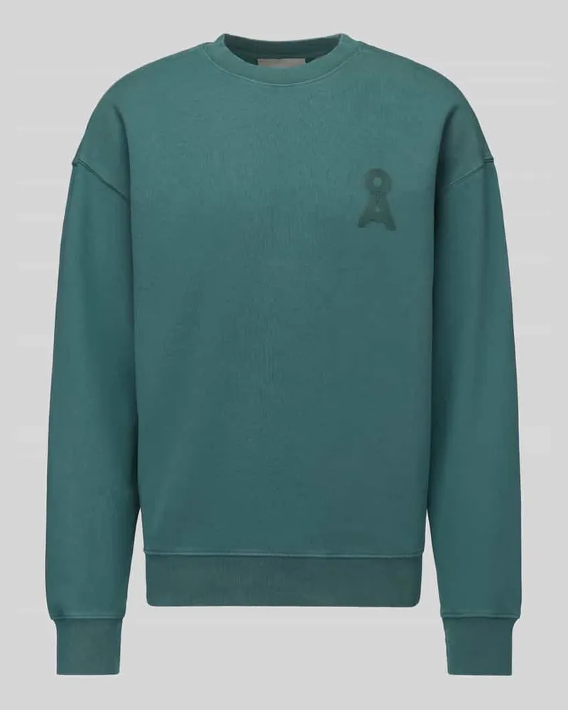 Armedangels Sweatshirt mit Logo-Stitching ICONIC GMT Petrol