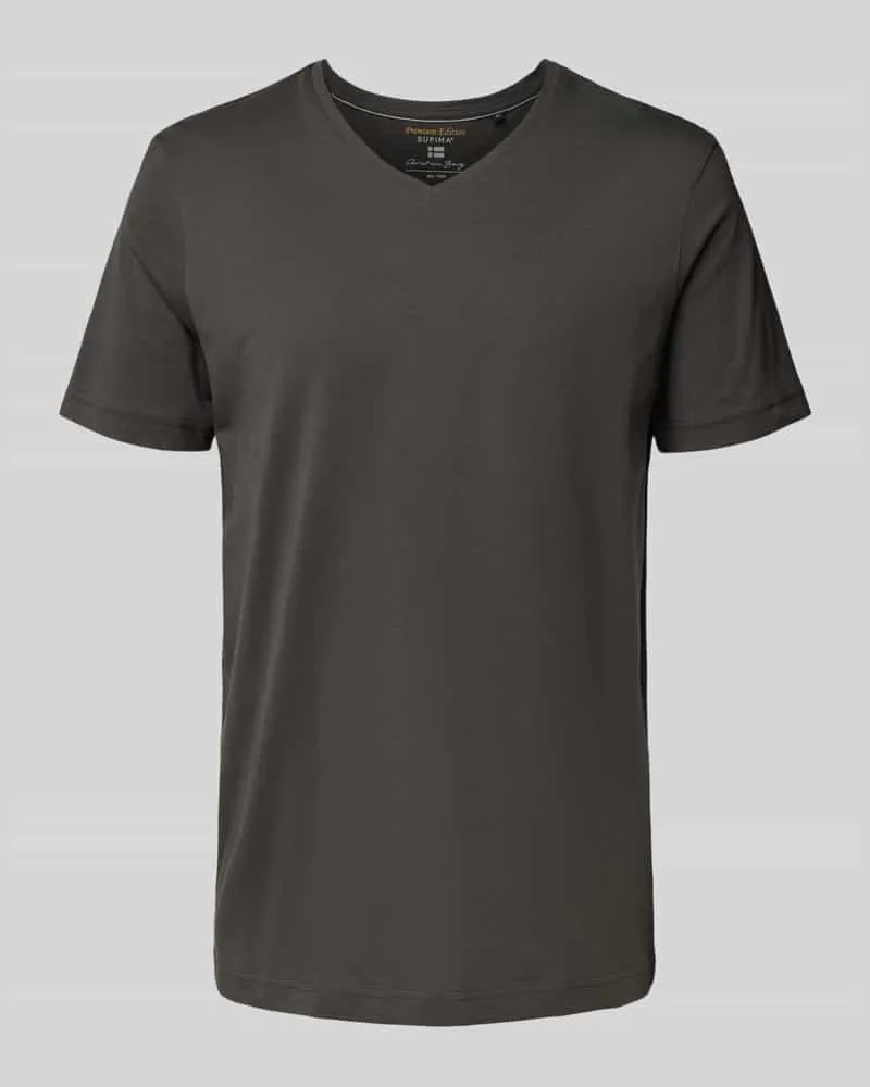 Christian Berg T-Shirt mit V-Ausschnitt 