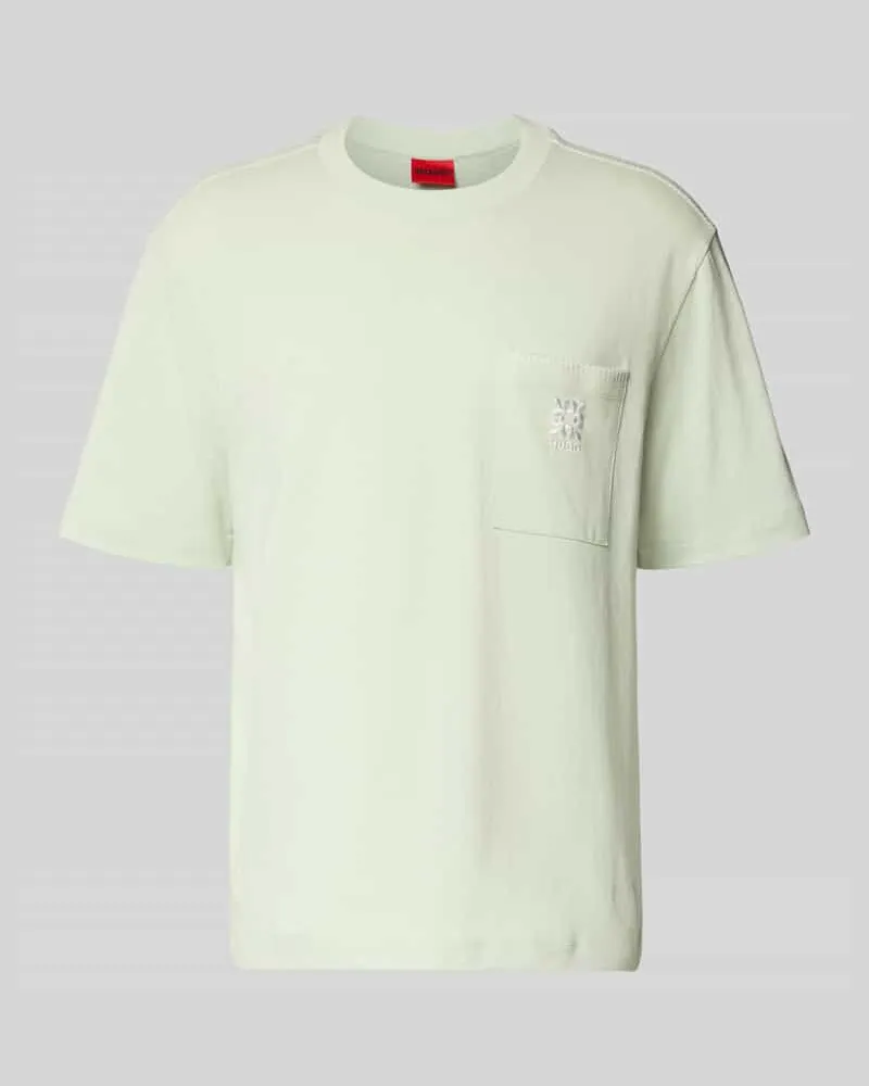 HUGO BOSS Regular Fit T-Shirt aus reiner Baumwolle Modell 'DARRO Mint