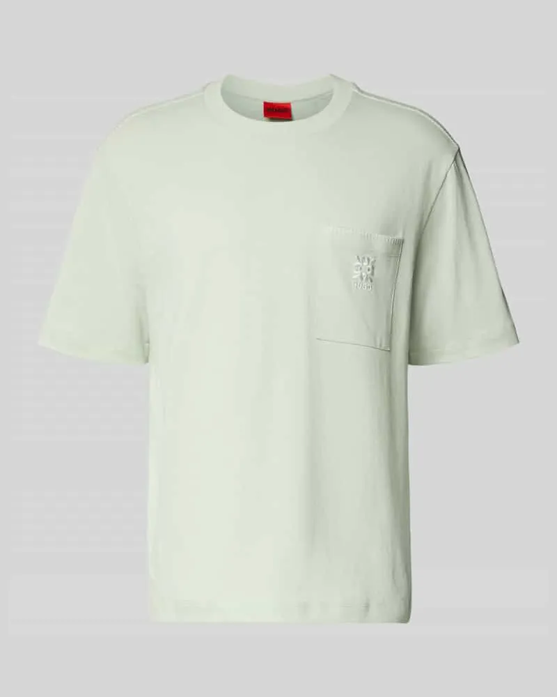 HUGO BOSS Regular Fit T-Shirt aus reiner Baumwolle Modell 'DARRO Mint