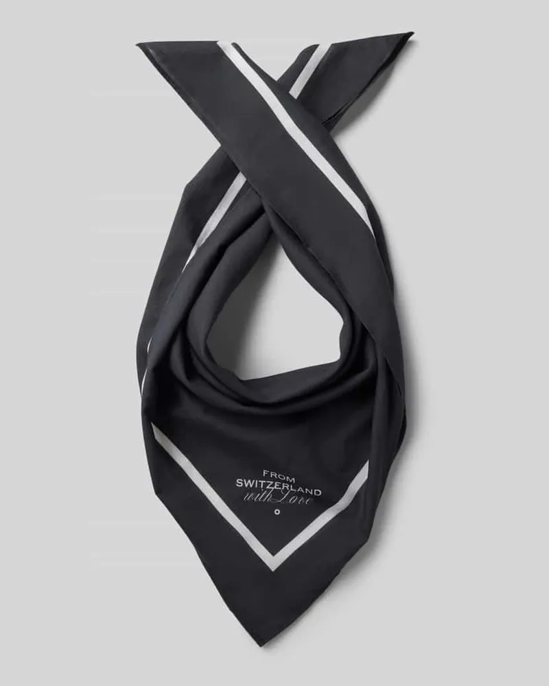 Strellson Tuch aus reiner Baumwolle Black