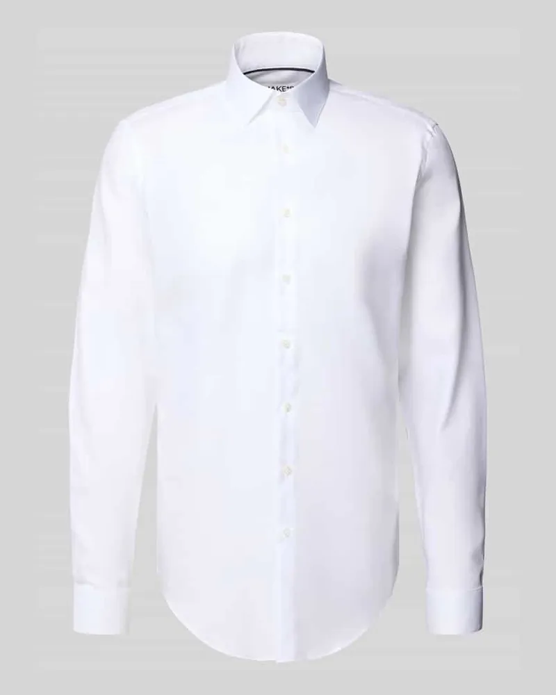 JAKE*S Slim Fit Businesshemd mit extra langem Arm 