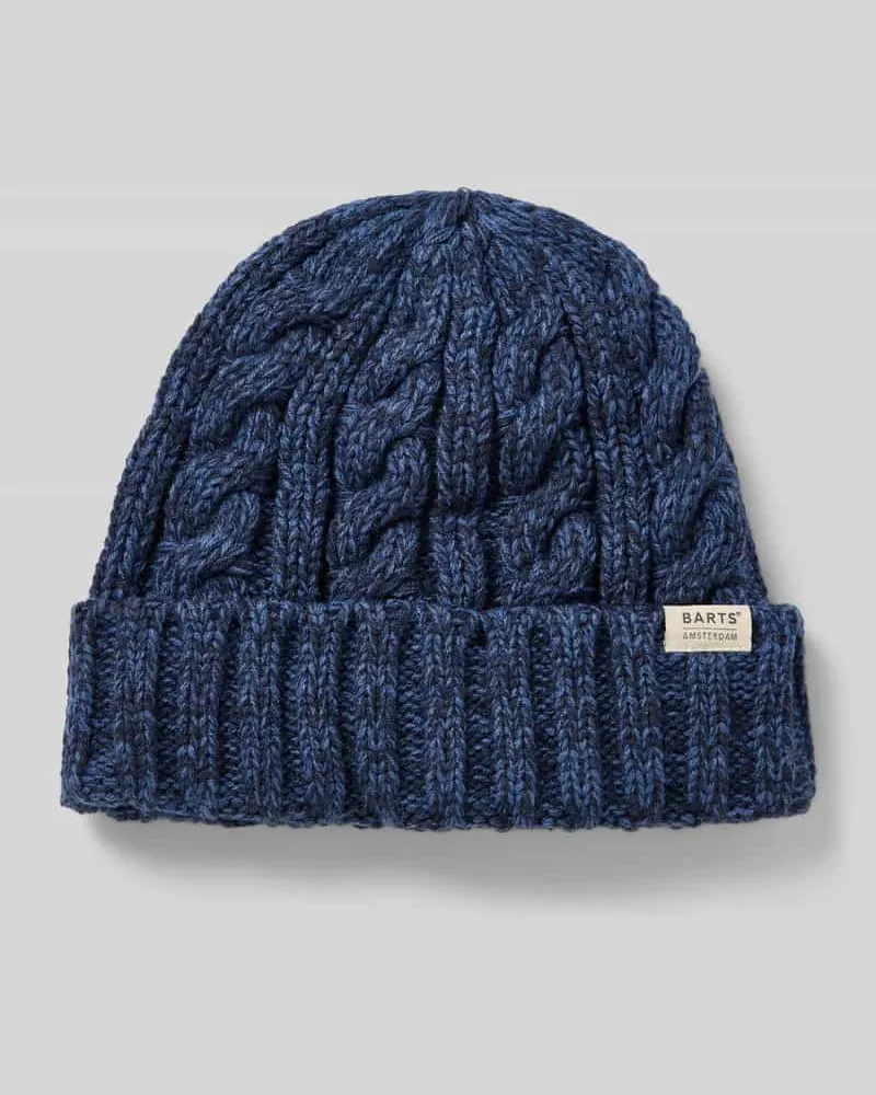 Barts Beanie mit Label-Detail Modell 'Kaen Marine